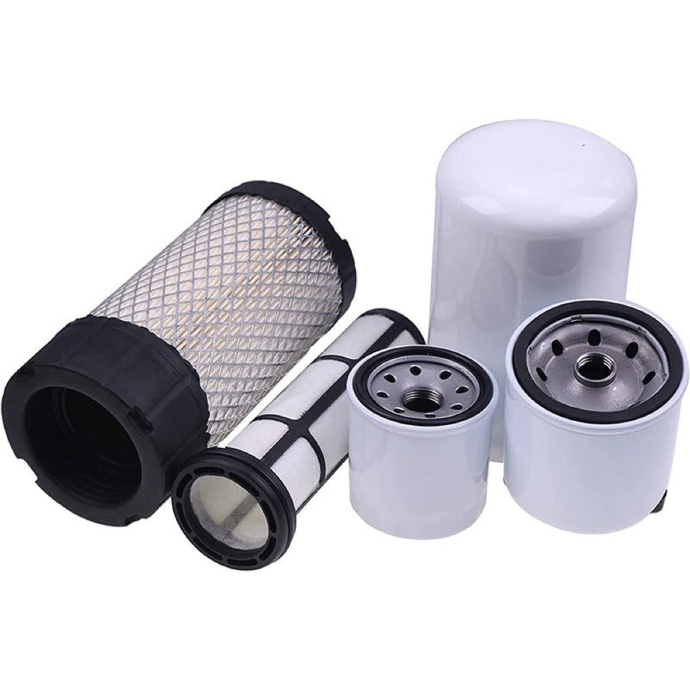 Filter Kit 6671057 6667352 6687262 6687263 6677652 compatible with Bobcat Mini Track Loader MT52 MT55 MT85