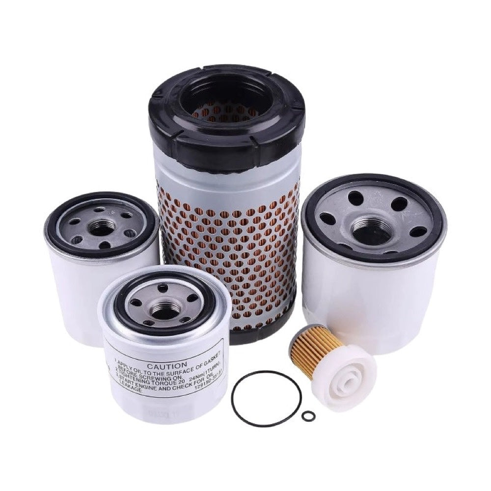 Filter Kit 77700-05389 HH150-32094 6A320-59930 HHK32-1677 HHK70-14073 1G319-11210 fits Kubota RTV-X1100C RTV-X1120D RTV-X1140R RTV-X1140W