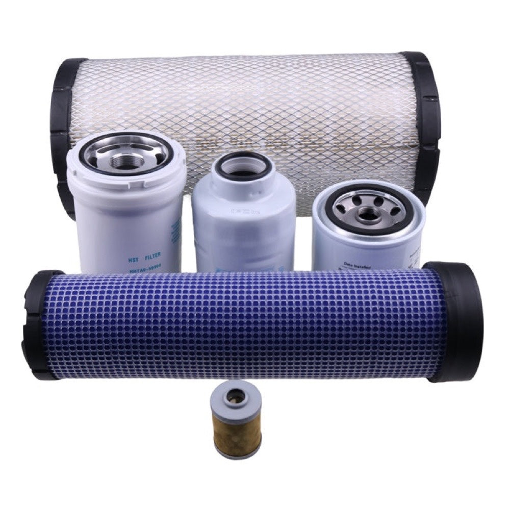 Filter Kit compatible with Kubota Compact Track Loader SVL90-2 SVL95-2