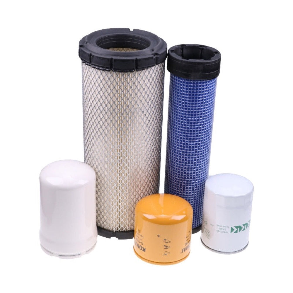 Filter Kit HH1C0-32430 HHTA0-59900 HHV00-51640 59800-26110 3A111-19130 suitable for Kubota Loader SVL75-2 SVL75-2C SVL95-2S SVL95-2SC
