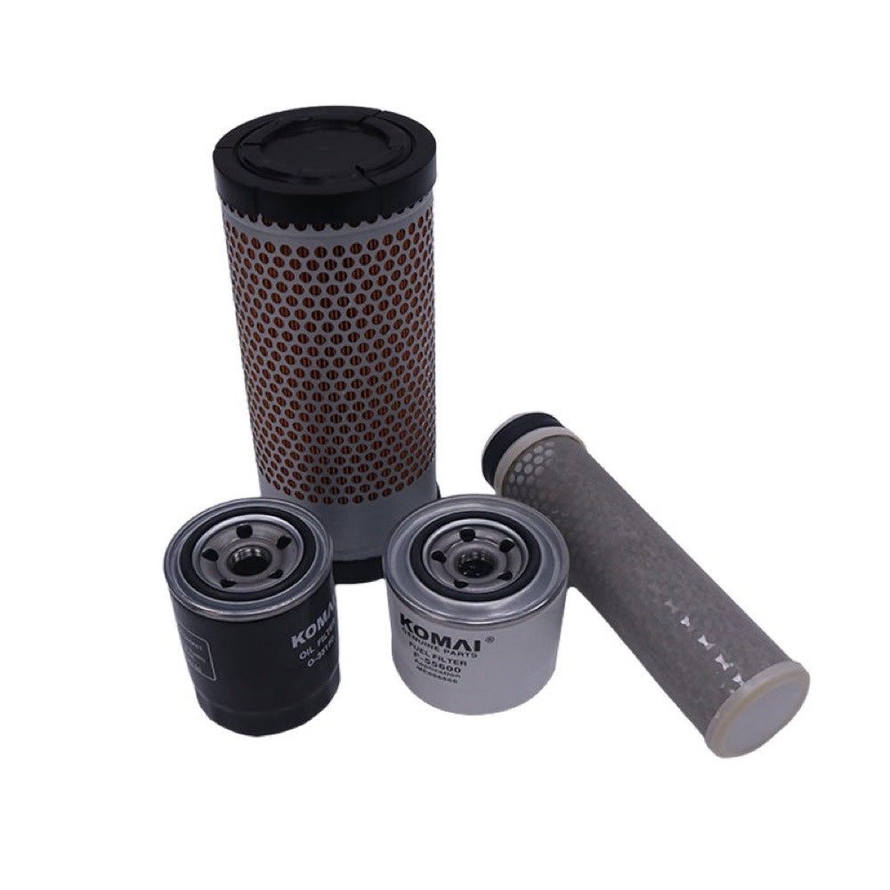 Filter Kit M806419 M131802 MIU800645 M131803 fits Yanmar Engine 3TNV88 3TNV82A John Deere Tractor 2027R 2032R 2520 2720