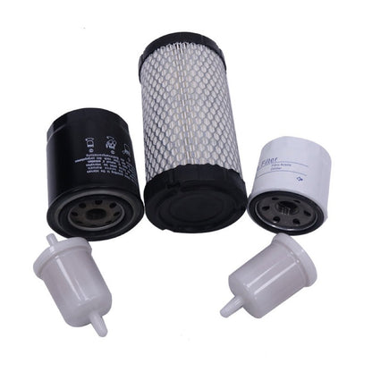 Filter Maintenance Kit suitable for Kubota Engine ZD18 ZD21 Tractor BX2230 BX2360 BX2350 BX2370