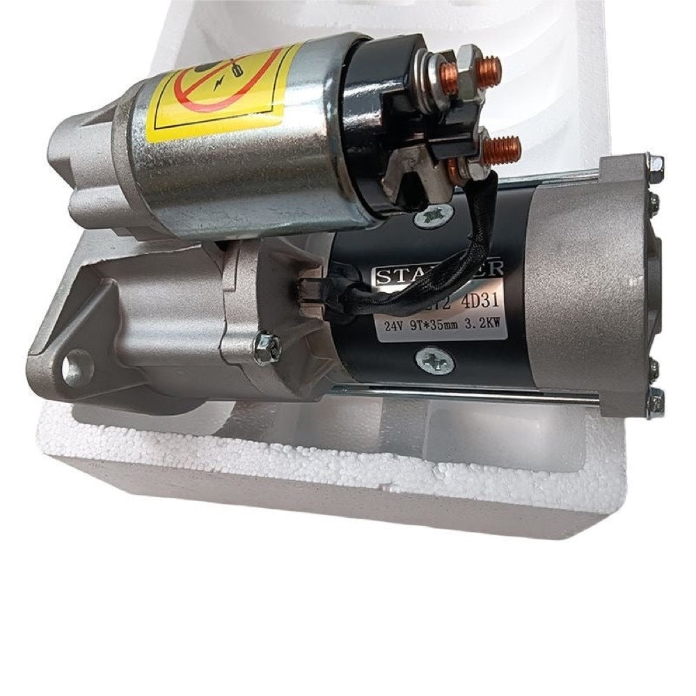 fits Caterpillar Excavator CAT E70 E70B Mitsubishi Engine 4D31 4D32 Starter Motor 8S-9096 M2T64272 ME017004