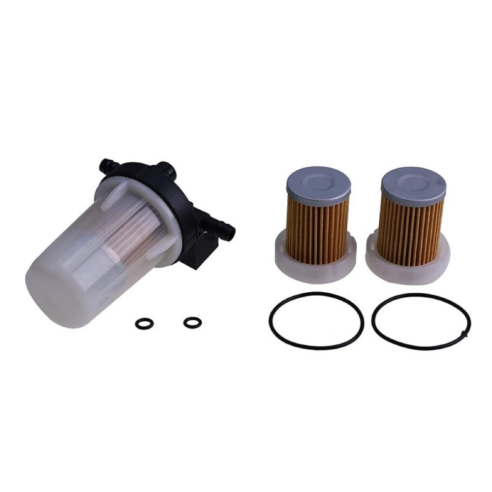 Fuel Filter Assembly & 2 Pcs Filter 6A320-58862 6A320-58830 fits Kubota B2410 B2710 L2800 L3400 RTV-X1100CR