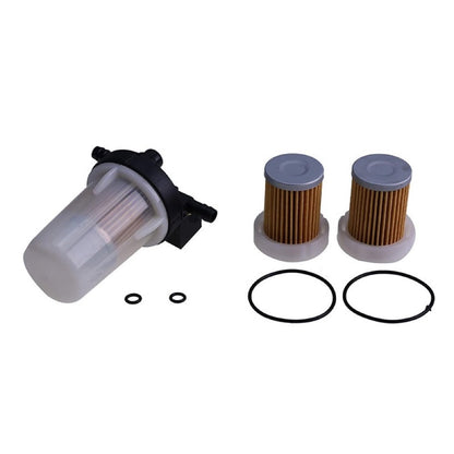 Fuel Filter Assembly & 2 Pcs Filter 6A320-58862 6A320-58830 fits Kubota B2410 B2710 L2800 L3400 RTV-X1100CR