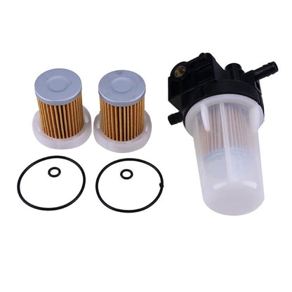 Fuel Filter Assembly & 2 Pcs Filter 6A320-58862 6A320-58830 fits Kubota B2410 B2710 L2800 L3400 RTV-X1100CR