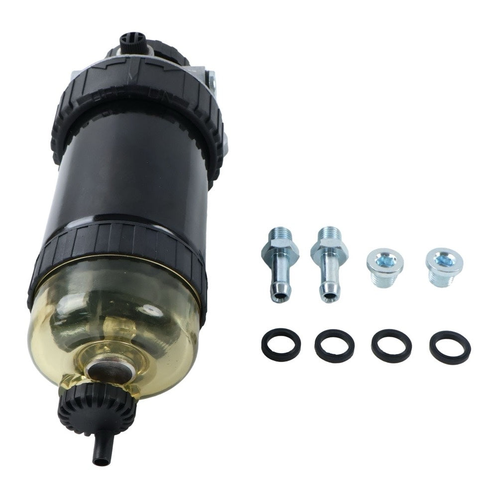 Fuel Filter Water Separator Assembly RE517382 for use with John Deere Engine 4045 6090 6068 6081 Loader 310L 310SJ 315SJ 325J 410J 410L 710J