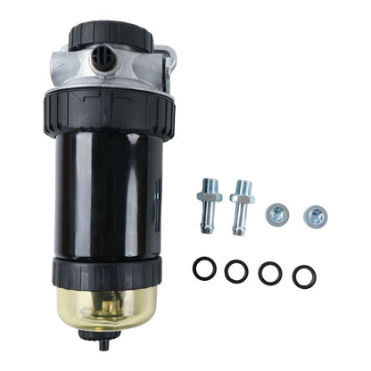 Fuel Filter Water Separator Assembly RE517382 for use with John Deere Engine 4045 6090 6068 6081 Loader 310L 310SJ 315SJ 325J 410J 410L 710J