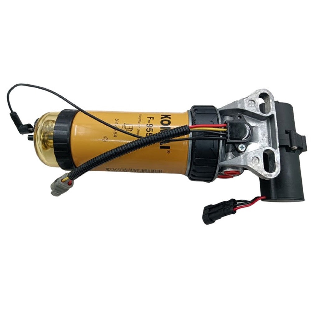 Fuel Filter Water Separator Lift Pump Assembly RE529643 compatible with John Deere Engine 4045 6068 Tractor 2054 6930 7630 6100D