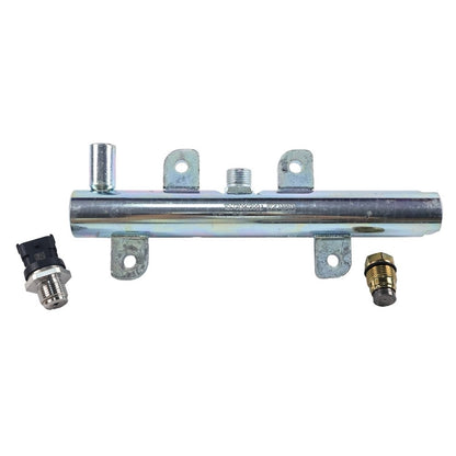 Fuel Manifold 3977727 for use with Cummins Engine 6B5.9 6C8.3 B3.3 ISBE4 ISB4.5 ISD4.5 QSB4.5 Hyundai Loader HL730-7A HL730-9 HL730TM-7A HL730TM-9