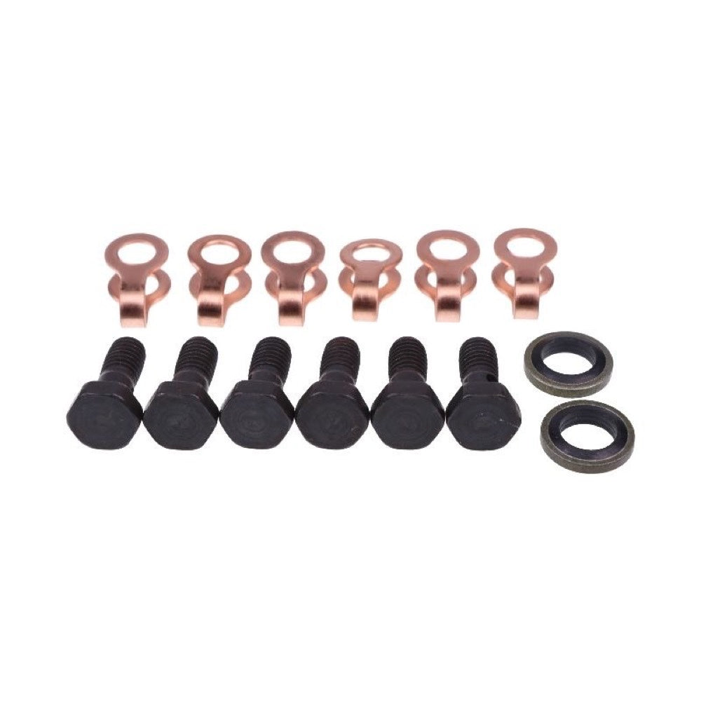 Fuel Return Line Bolt Kit 3918188 3905307 3903380 for use with Cummins Engine 4B3.9 6B5.9 6C8.3 QSL9 Hyundai Excavator R140LC-7 R160LC-3 R210LC-7