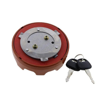 Fuel Tank Cap D100 K1004166 With 2 Keys suitable for Daewoo Doosan DX140LC DX140W DX160W DX160LC DX180LC DX255LC