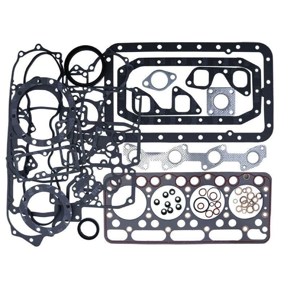 Full Gasket Kit 6630554 Upper+6630555 Lower fits Kubota Engine V1702 Bobcat Loader 645 743 1600