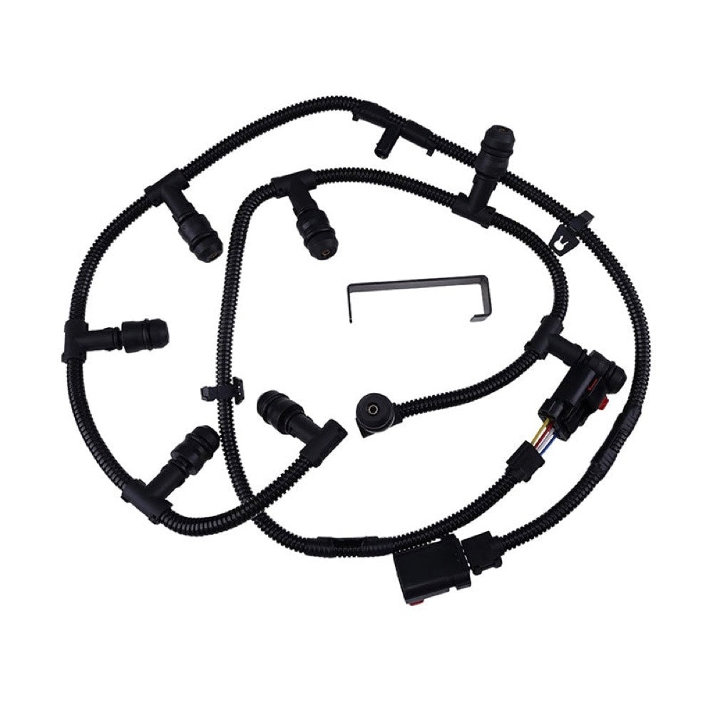 Glow Plug Harness Kit 5C3Z-12A690-A 4C3Z-12A342-AA fits Ford F-250 F-350 F-450 E-150 E-250 E-350 E-450 6.0L Powerstroke