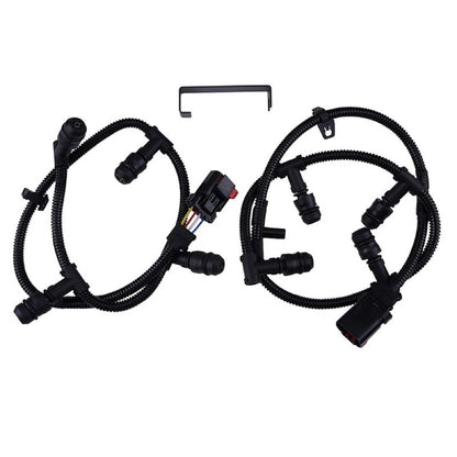 Glow Plug Harness Kit 5C3Z-12A690-A 4C3Z-12A342-AA fits Ford F-250 F-350 F-450 E-150 E-250 E-350 E-450 6.0L Powerstroke