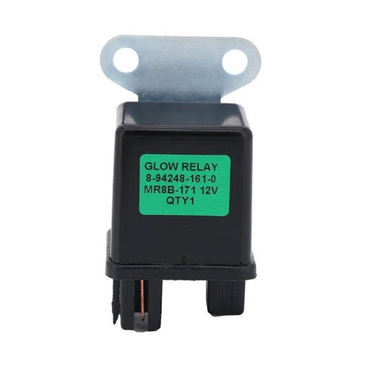 Glow Plug Relay 8944001061 compatible with Isuzu 4JA1 NHR54 John Deere Excavator 35ZTS 50C 27C 50ZTS 27ZTS 35C