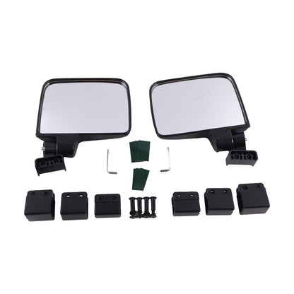 Golf Cart Mirror No-drilling Side Rear View Mirrors suitable for EZGO Club Car Yamaha