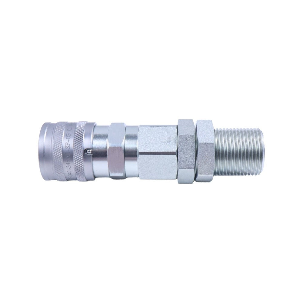 Hydraulic Coupler KV13884 compatible with John Deere Engine 3029 4045 5030 Excavator 17G 17P 26G 26P 30G 30P