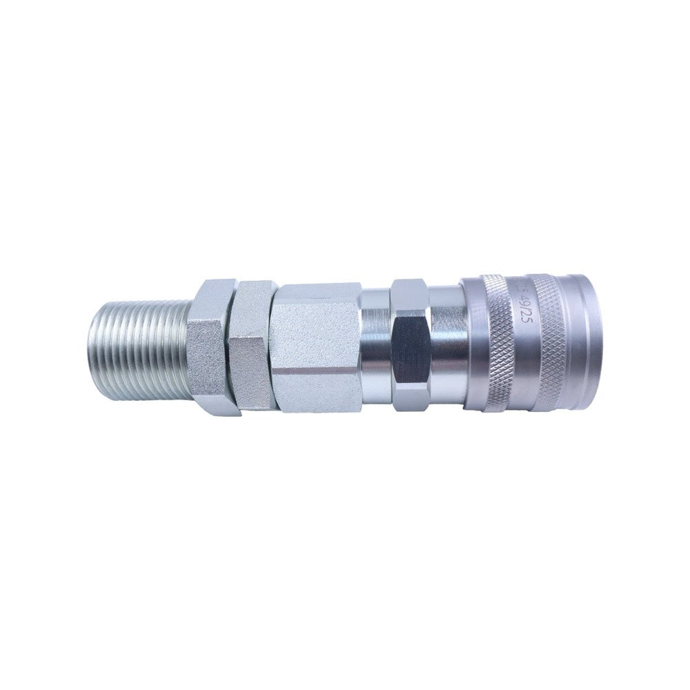 Hydraulic Coupler KV13884 compatible with John Deere Engine 3029 4045 5030 Excavator 17G 17P 26G 26P 30G 30P