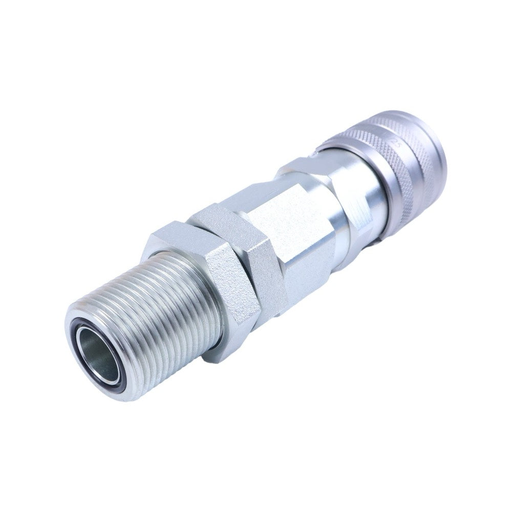 Hydraulic Coupler KV13884 compatible with John Deere Engine 3029 4045 5030 Excavator 17G 17P 26G 26P 30G 30P