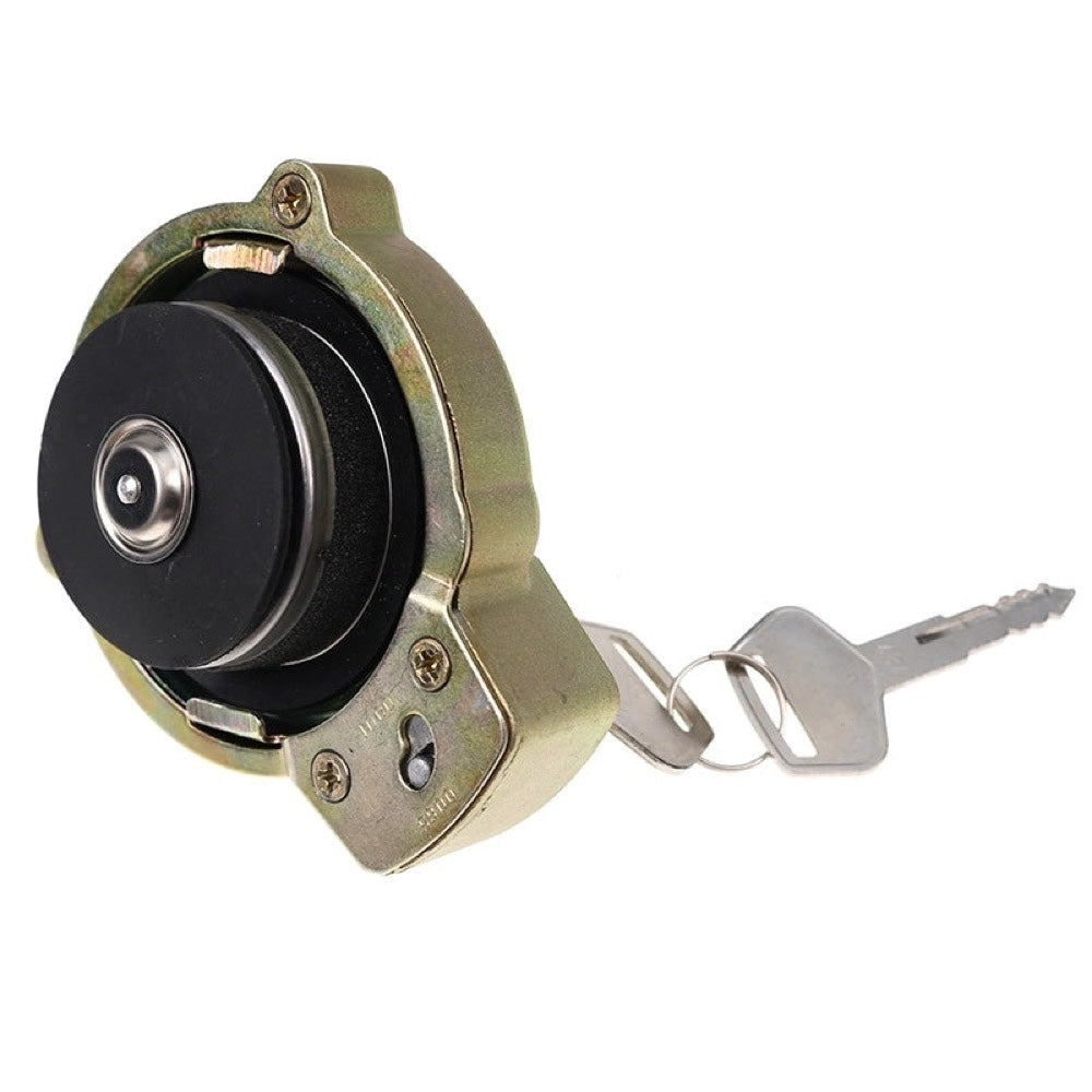 Hydraulic Oil Tank Cap With 2 Keys 17A-60-11310 compatible with Komatsu PC200-6 PC210-6 PC220-6 PC240-6 PC200-8 PC400-8 PC800-8 Excavator