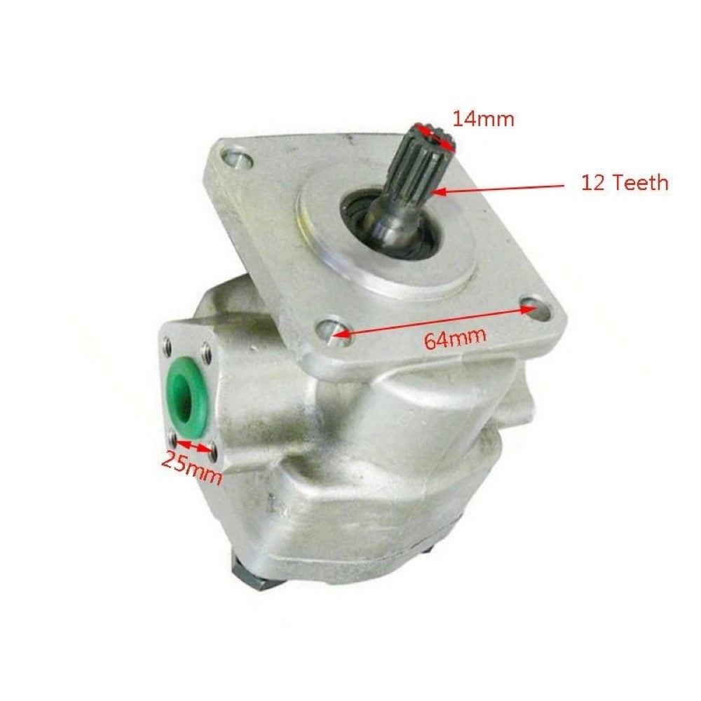 Hydraulic Pump 3702112M91 suitable for Massey Ferguson Tractor 1125 1140 1145 1230 1233 1235