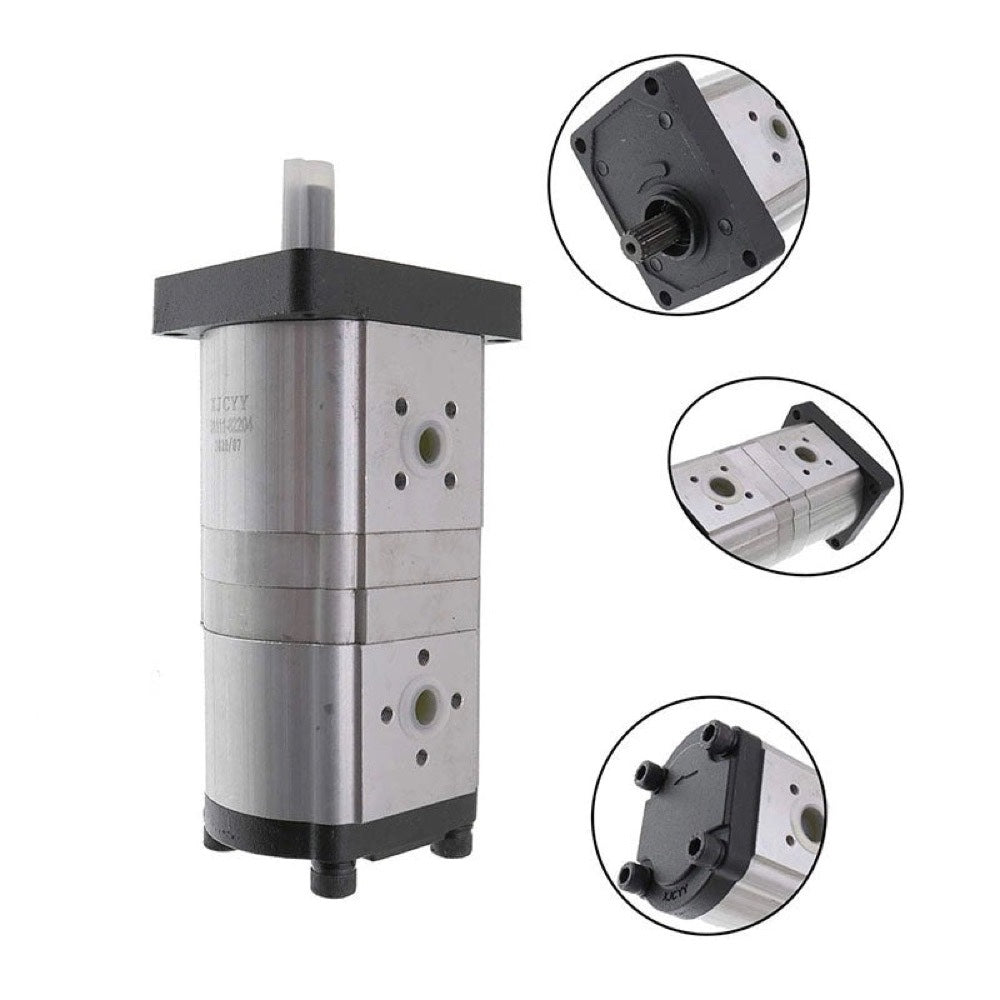 Hydraulic Pump 3A111-82202 compatible with Kubota Tractor M9000 M4700 M5400 M6800 M8200