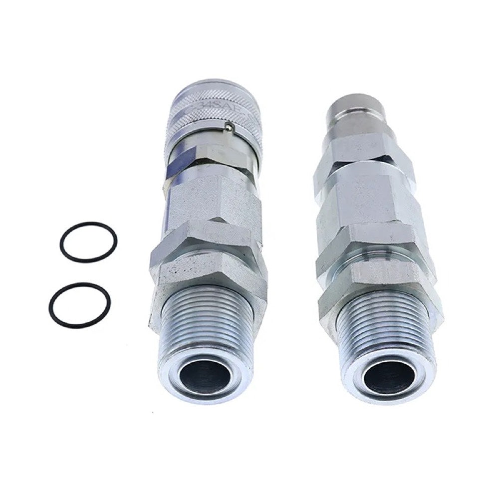 Hydraulic Quick-Connect Coupler AT312877 KV13884 fits John Deere 332 326D 280 332D 325 333D 270 328 328D 260