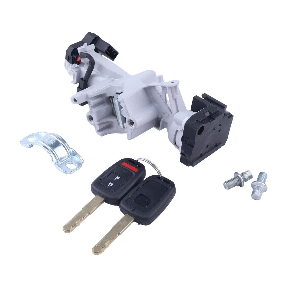 Ignition Switch Lock Cylinder with 2 Remote Keys 0635lT6PH01 106351T2A971 compatible with Honda Civic Accord Crosstour 2013-2017