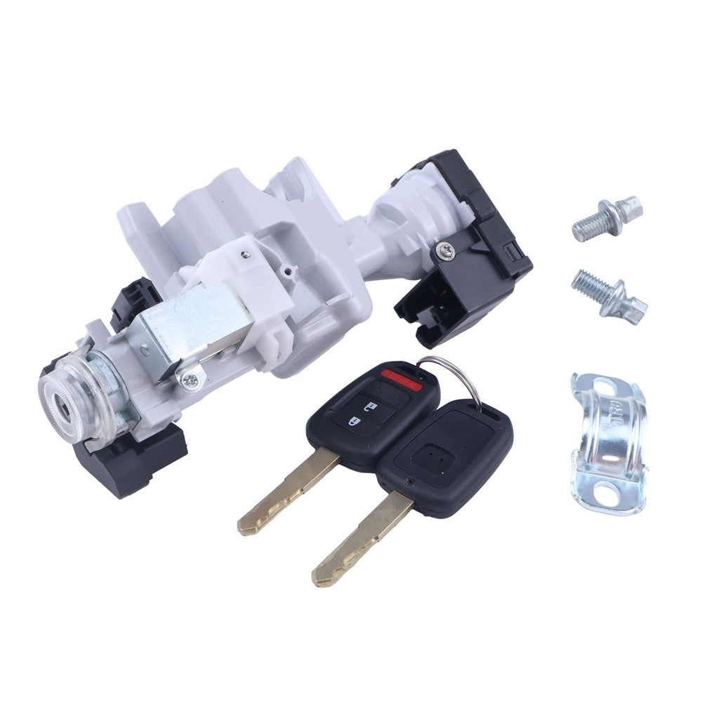 Ignition Switch Lock Cylinder with 2 Remote Keys 0635lT6PH01 106351T2A971 compatible with Honda Civic Accord Crosstour 2013-2017