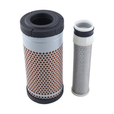 Inner & Outer Air Filter Element 19020411400 19020411500 compatible with Mahindra Tractor 1635 Shuttle HST