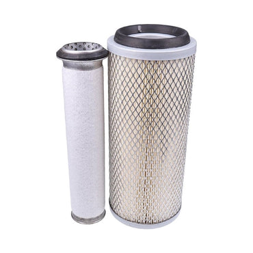 Inner & Outer Air Filter Set E6NN9B618AA E6NN9R500DA compatible with Ford New Holland Tractor 231 335 420 515 545 2310 2600 3055 3150 3310 4100