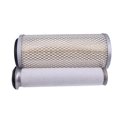 Inner & Outer Air Filter Set E6NN9B618AA E6NN9R500DA compatible with Ford New Holland Tractor 231 335 420 515 545 2310 2600 3055 3150 3310 4100