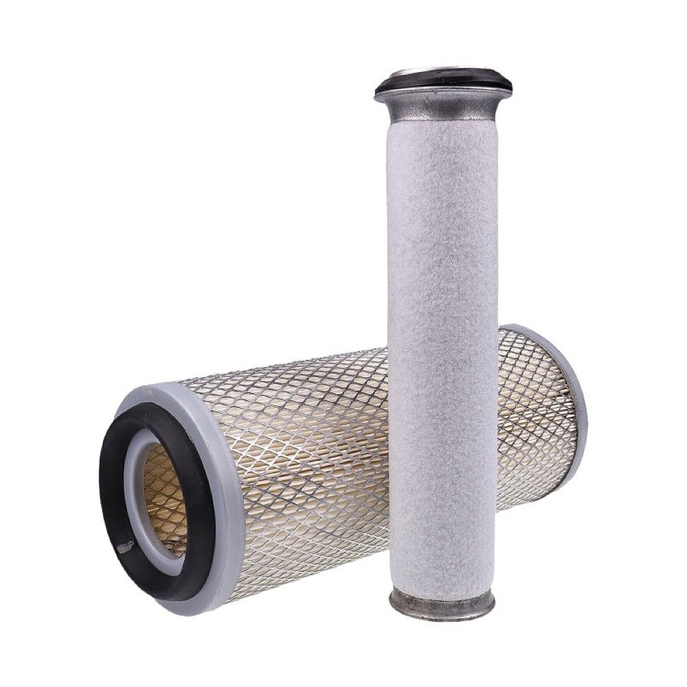 Inner & Outer Air Filter Set E6NN9B618AA E6NN9R500DA compatible with Ford New Holland Tractor 231 335 420 515 545 2310 2600 3055 3150 3310 4100