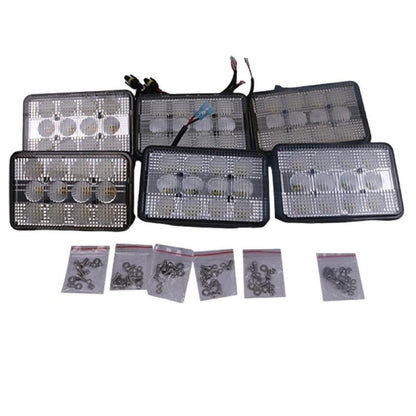 LED Headlight 353657A1 compatible with CASE IH Combine 2144 2155 2166 2366 2388 CPX620 CPX420