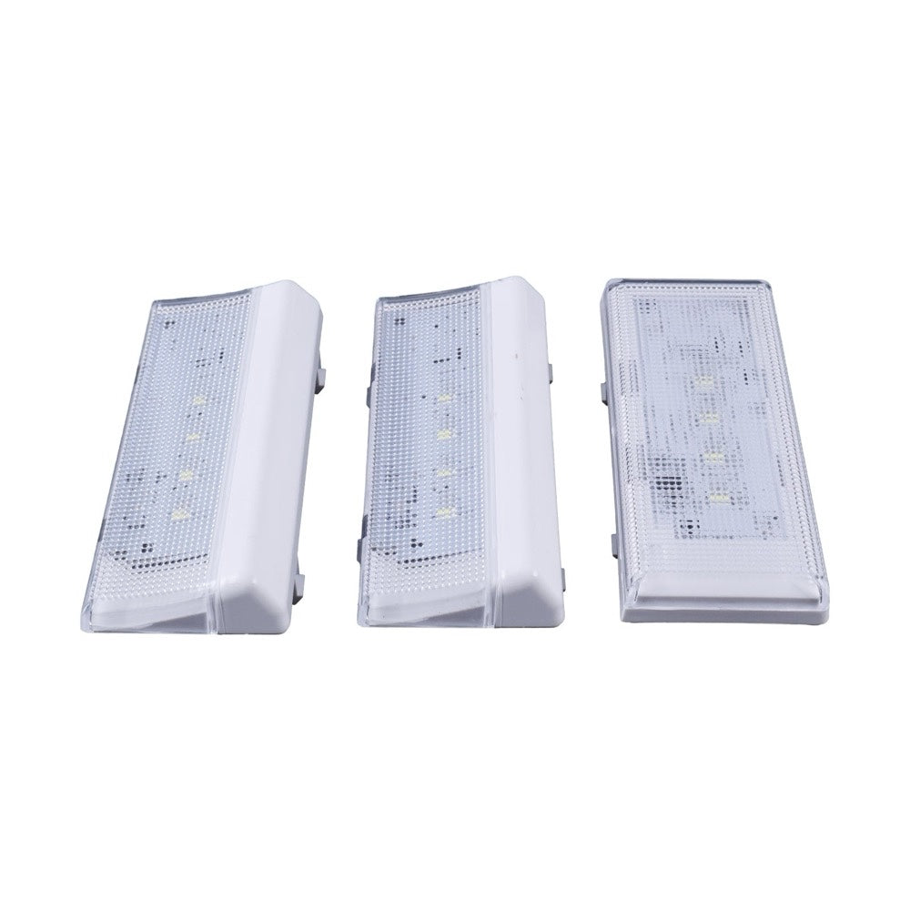 LED Light Set With Tapered Lens and Bezel W10515057 W10515058 fits Whirlpool Kenmore Maytag Refrigerators