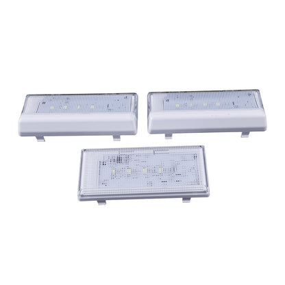 LED Light Set With Tapered Lens and Bezel W10515057 W10515058 fits Whirlpool Kenmore Maytag Refrigerators
