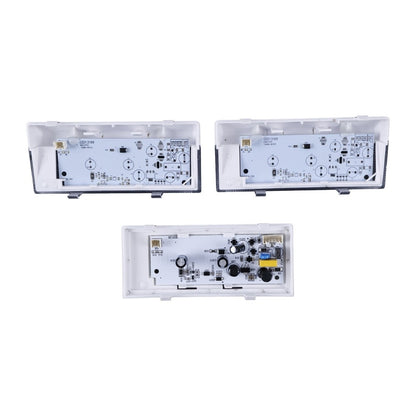 LED Light Set With Tapered Lens and Bezel W10515057 W10515058 fits Whirlpool Kenmore Maytag Refrigerators