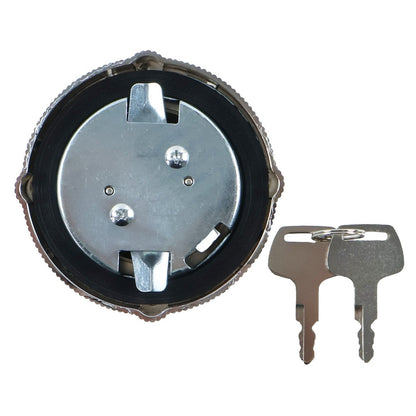 Locking Fuel Cap With 2 Keys 4363380 AT251288 fits John Deere Excavator 27C 27ZTS 35C 35ZTS 50C 50ZTS