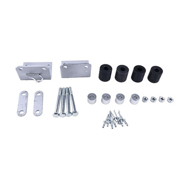 Lower Roller Bracket Kit Bundle With Hardware 13-03593 compatible with Peterbilt 379 Trucks Driver and Passenger Side