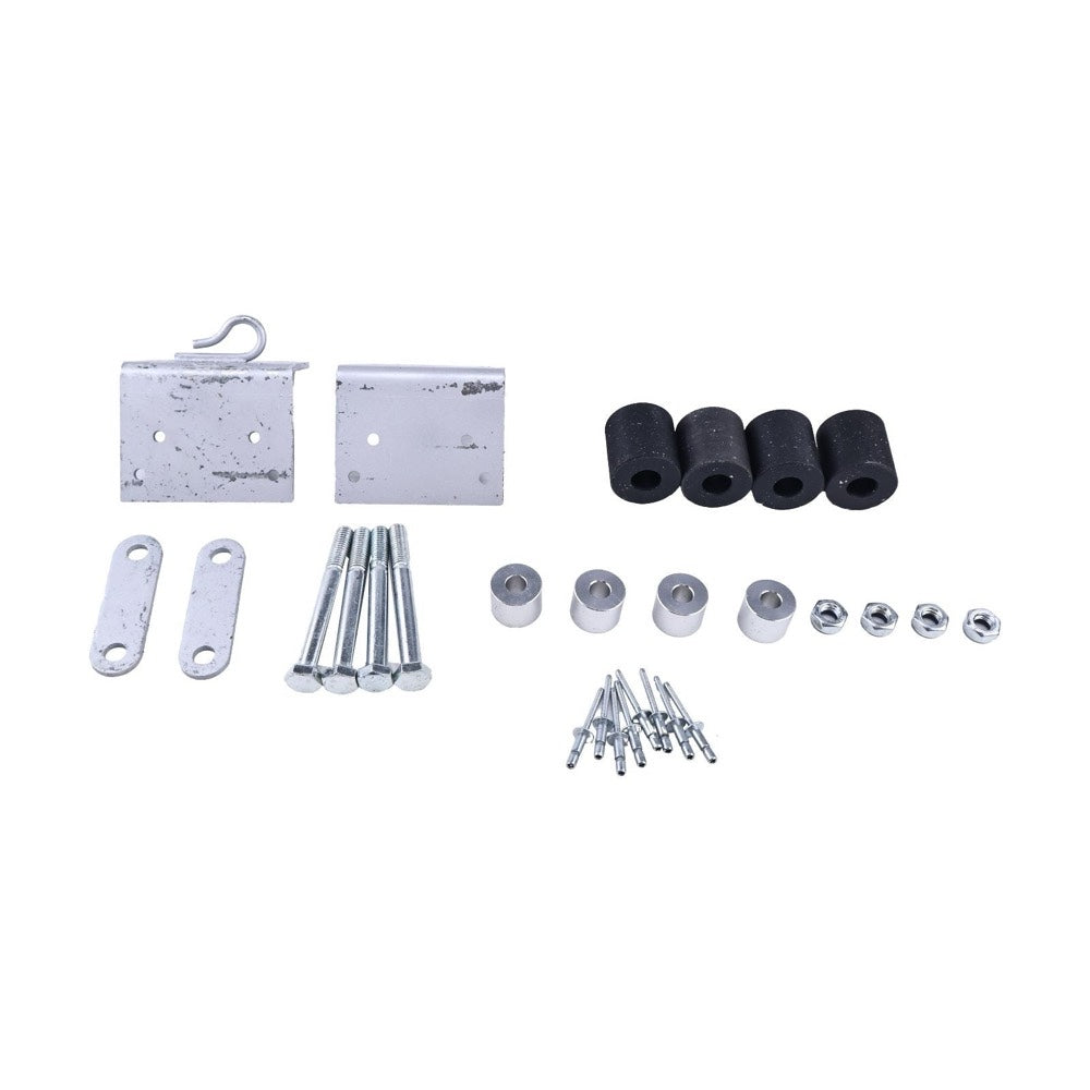 Lower Roller Bracket Kit Bundle With Hardware 13-03593 compatible with Peterbilt 379 Trucks Driver and Passenger Side