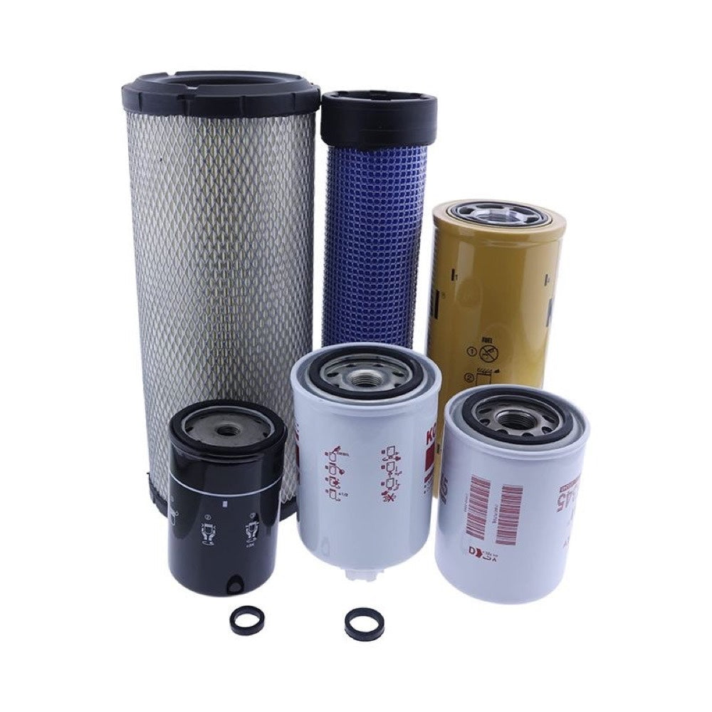 Maintenance Filter Kit suitable for Cummins Engine 4B3.9 CASE Skid Steer Loader 1845C 1840