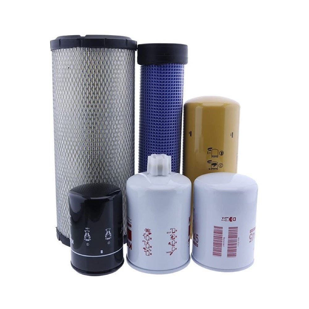 Maintenance Filter Kit suitable for Cummins Engine 4B3.9 CASE Skid Steer Loader 1845C 1840