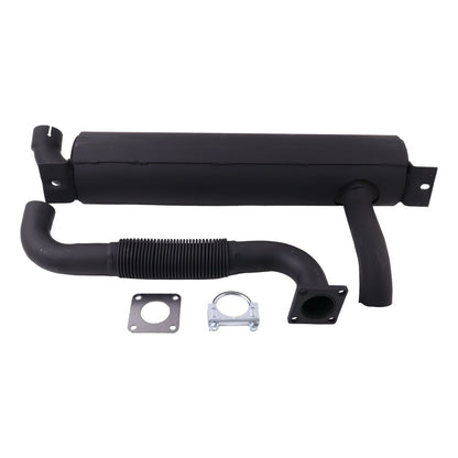 Muffler & Exhaust Pipe Kit 7130724 7130725 7101708 6727753 compatible with Bobcat Loader S160 S185 S205 T180 T190