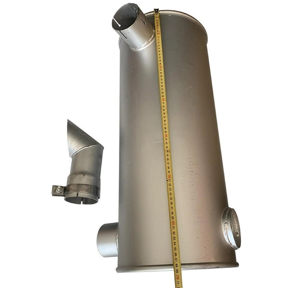 Muffler 4416602 fits Isuzu Engine 6BG1 Hitachi ZX125W ZX200 ZX210H ZX210K ZX240-AMS IZX200 IZX210F ZAXIS200LC John Deere Excavator 210CW 210 Excavator