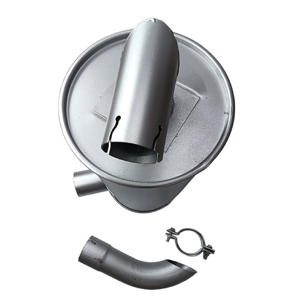 Muffler Silencer 4255658 4649870 suitable for Isuzu Engine 4BG1 Hitachi Excavator EX120-2 EX120-3 EX100WD-2 EX100WD-3
