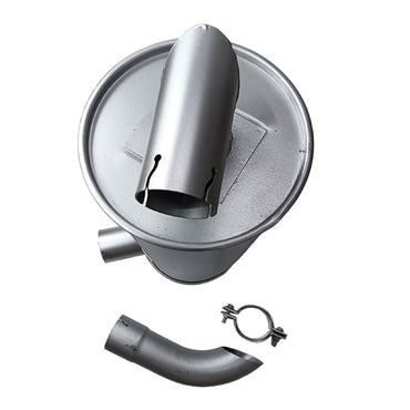 Muffler Silencer 4255658 4649870 suitable for Isuzu Engine 4BG1 Hitachi Excavator EX120-2 EX120-3 EX100WD-2 EX100WD-3
