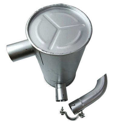 Muffler Silencer 6271-11-5210 for use with Komatsu Engine SAA4D95LE-5A Excavator PC118MR-8 PW118MR-8 PC138US-8 PC138USLC-8