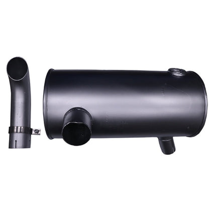 Muffler Silencer YX12P00006P3 compatible with Kobelco SK135SR SK135SRLC-1E SK135SR-1E SK115SRDZ-1E ED150 SK135SRL ED150-1E SK115SRDZ SK135SRL-1E SK135SRLC