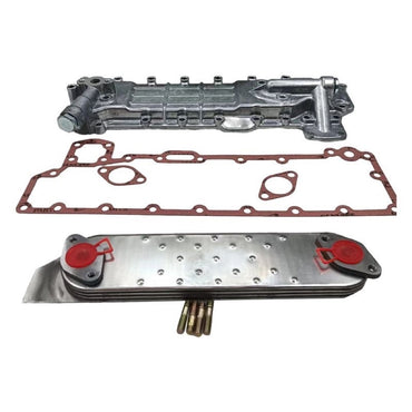 Oil Cooler Assembly 8944496440 fits Isuzu Engine 4BG1 4BD1 Hitachi Excavator EX100-3C EX100-5 EX120-2 EX130H-5 EX135UR-5 ZX160W